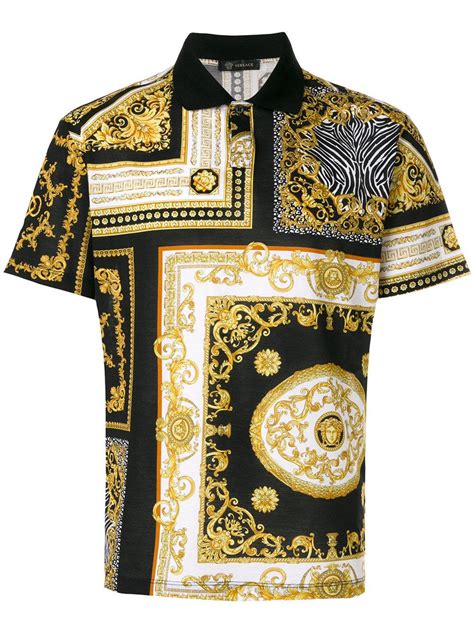 versace mens black shirt|authentic Versace shirts.